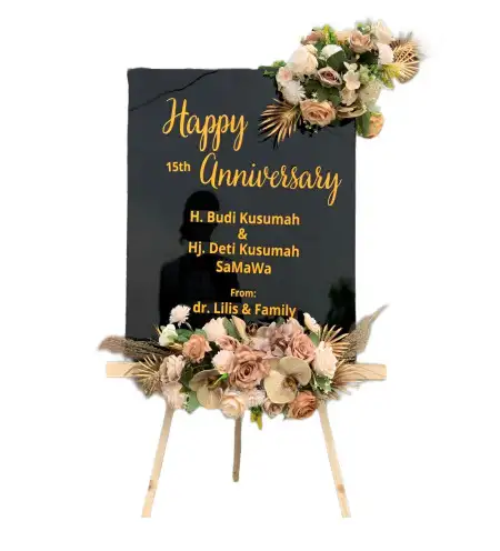 Papan Bunga Akrilik Karangbenda